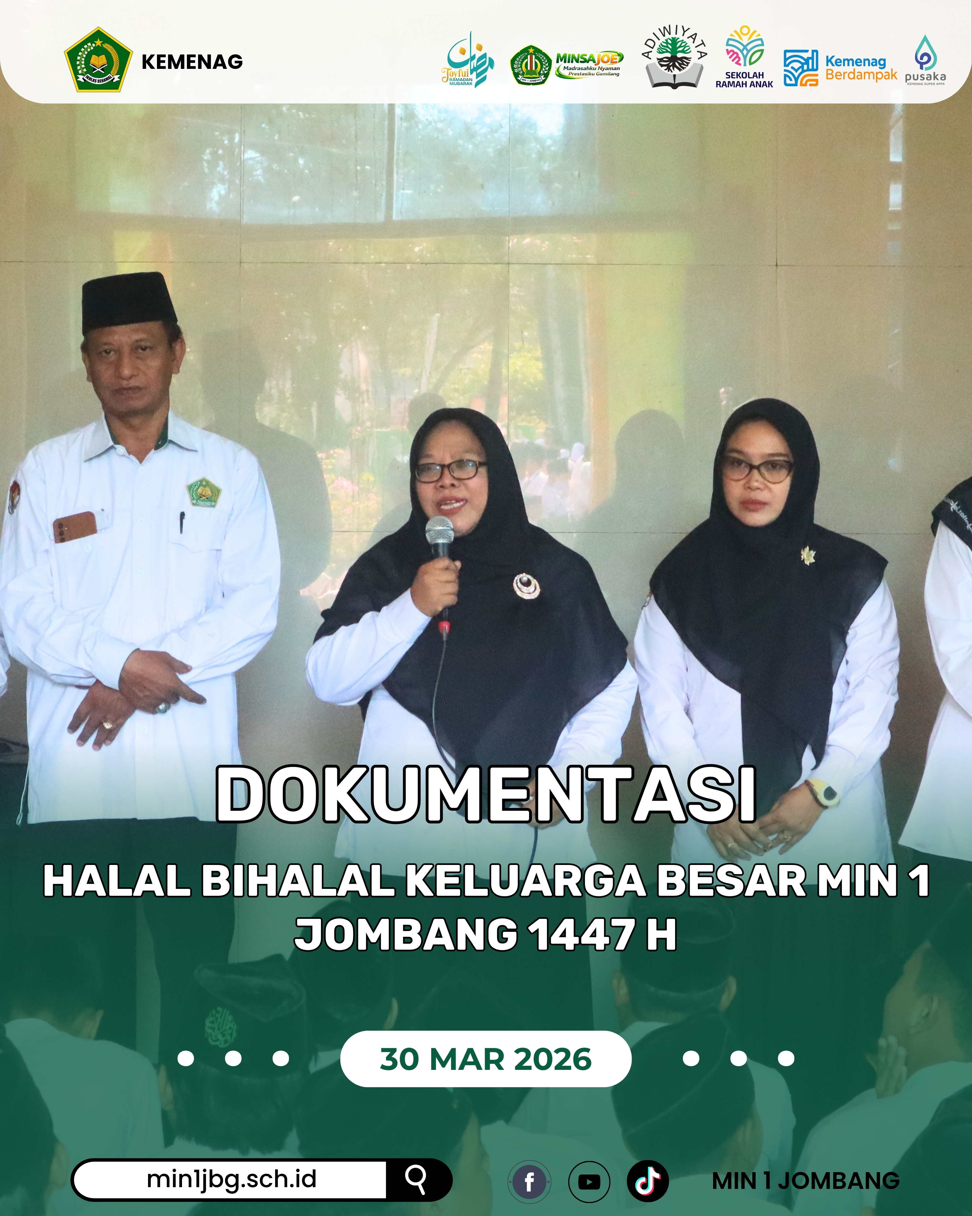 MIN 1 Jombang Gelar Halal Bihalal 1447 H, Pererat Silaturahmi Keluarga Besar Madrasah